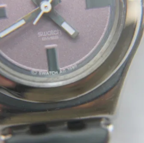 1999 Swatch "Irony" Audacity Pink Dial Watch YSS116G (Vintage - Picture 3 of 7